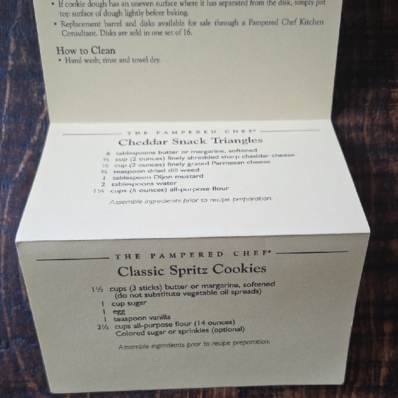 Pampered Chef Cookie Press - New - Picture 7 of 11